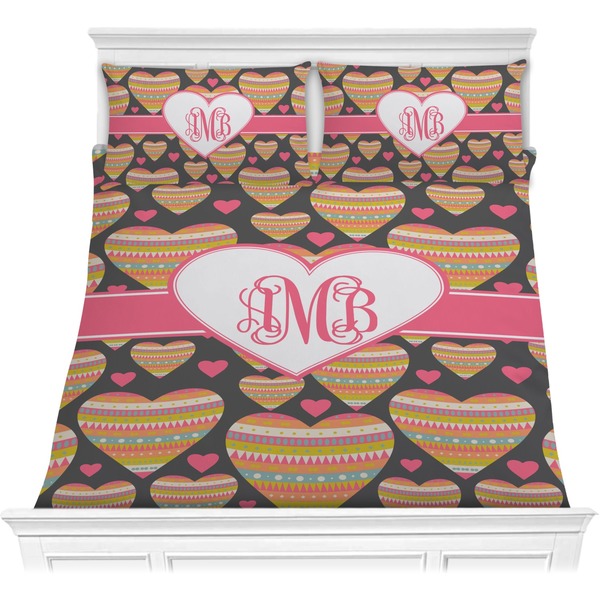 Custom Hearts Comforters (Personalized)
