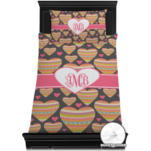 Hearts Bedding Set (Twin) - Duvet