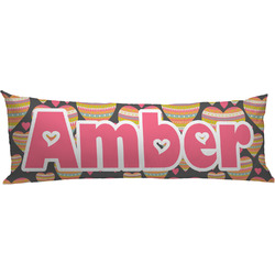 Hearts Body Pillow Case (Personalized)