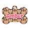Hearts Bone Shaped Dog ID Tag - Large (Personalized)