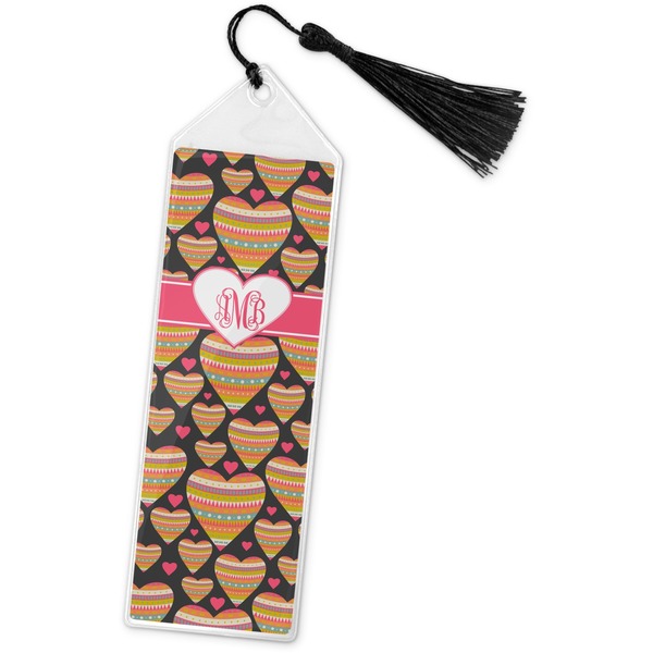 Custom Hearts Book Mark w/Tassel (Personalized)
