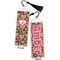 Hearts Bookmark with tassel - Front and Back
