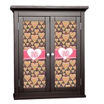 Hearts Cabinet Decal - Custom Size (Personalized)