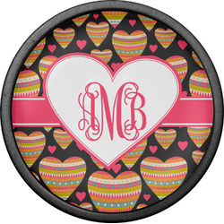 Hearts Cabinet Knob (Black) (Personalized)