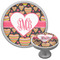 Hearts Cabinet Knob (Silver) (Personalized)