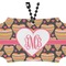 Hearts Rear View Mirror Ornament (Personalized)