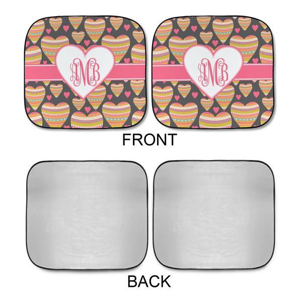 Hearts Car Sun Shades - APPROVAL
