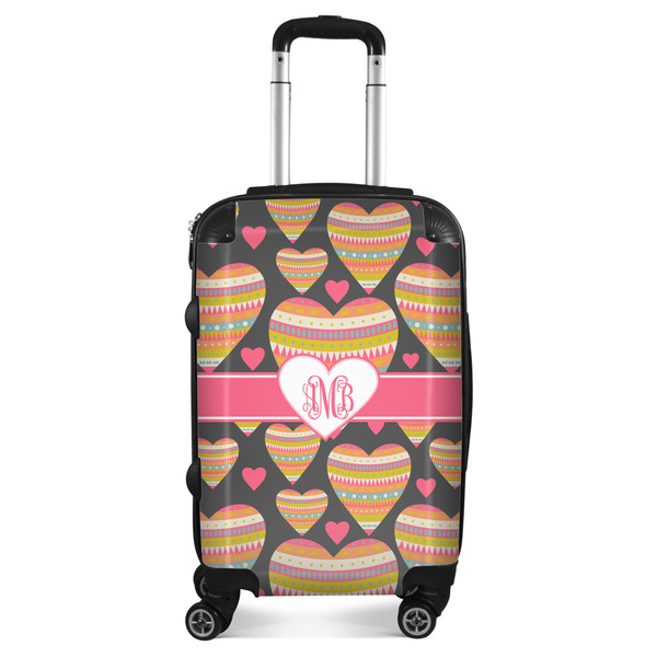 Custom Hearts Suitcase - 20" Carry On (Personalized)