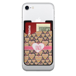 Hearts 2-in-1 Cell Phone Credit Card Holder & Screen Cleaner (Personalized)