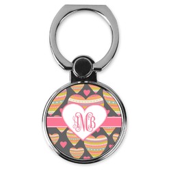 Hearts Cell Phone Ring Stand & Holder (Personalized)