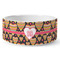 Hearts Ceramic Dog Bowl - Medium - Front