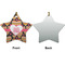 Hearts Ceramic Flat Ornament - Star Front & Back (APPROVAL)