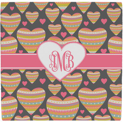 Hearts Ceramic Tile Hot Pad (Personalized)