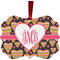 Hearts Christmas Ornament (Front View)