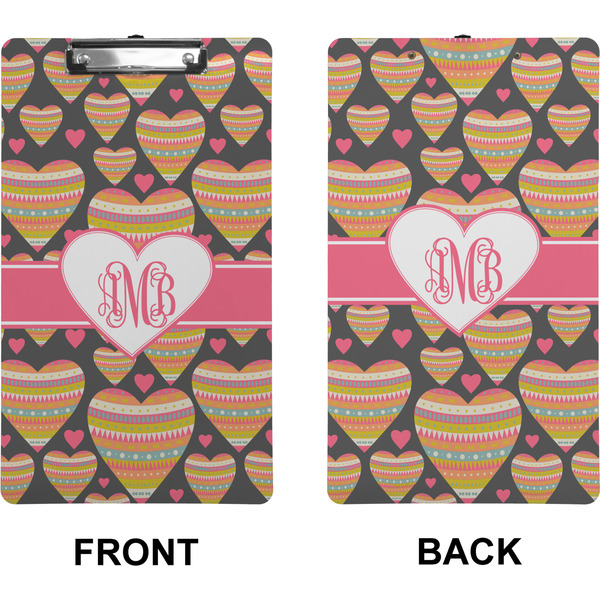Hearts Clipboard (Legal) (Front + Back)