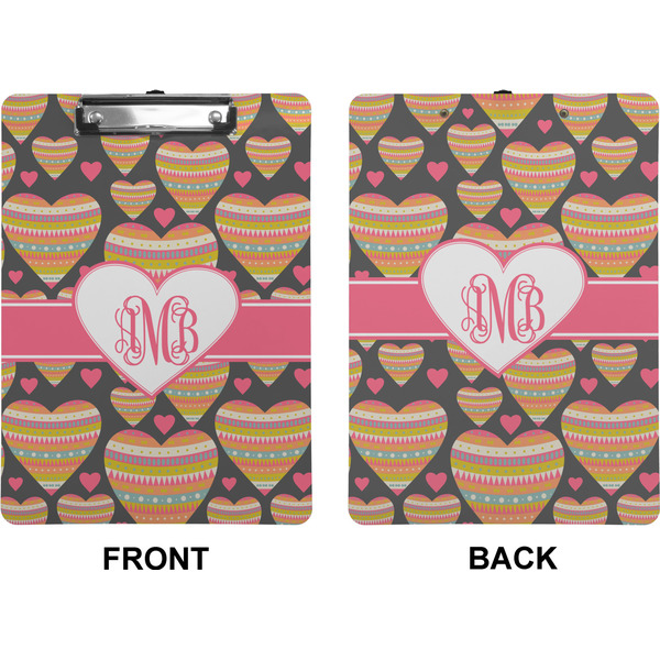 Hearts Clipboard (Letter) (Front + Back)