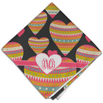 Hearts Cloth Dinner Napkin - Single w/ Monogram