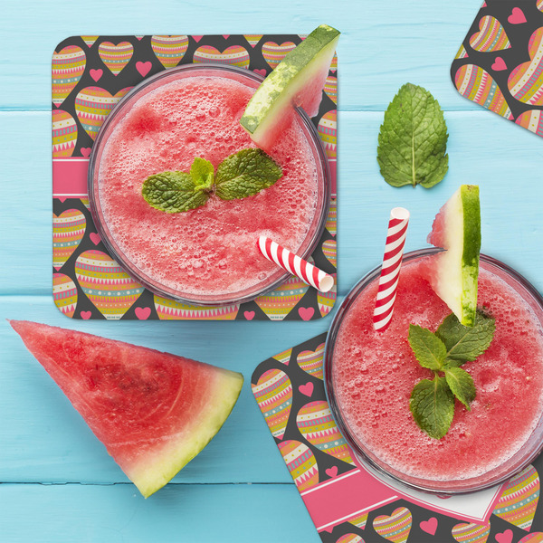 Hearts Coaster Set - LIFESTYLE