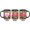 Hearts Coffee Mug - 11 oz - Black APPROVAL