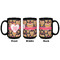 Hearts Coffee Mug - 15 oz - Black APPROVAL