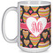 Hearts Coffee Mug - 15 oz - White Full