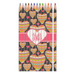 Hearts Colored Pencils (Personalized)