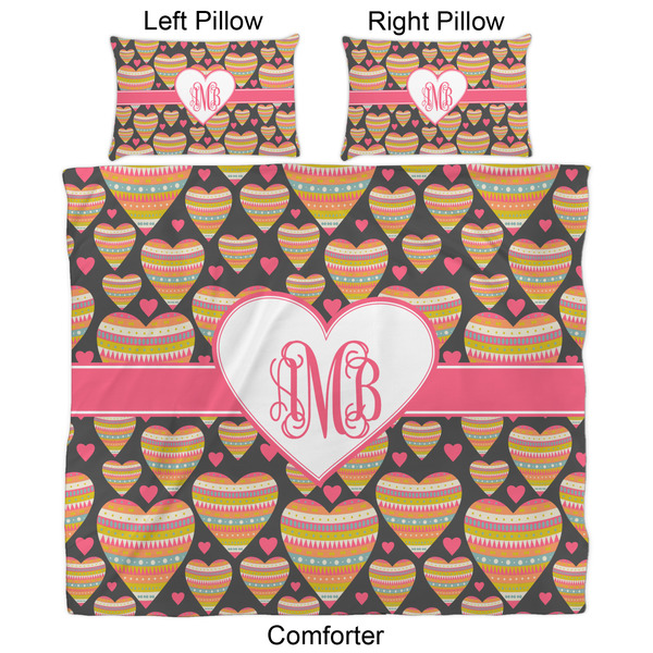 Hearts Comforter Set - King - Approval