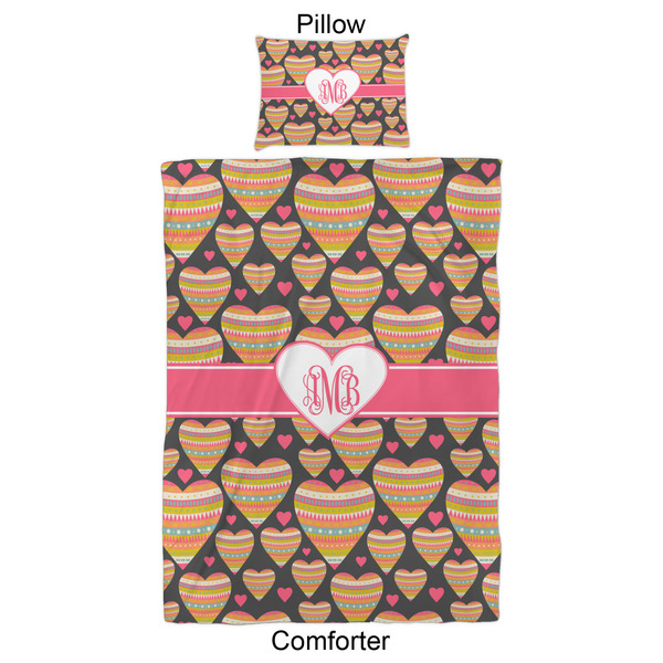 Hearts Comforter Set - Twin XL - Approval