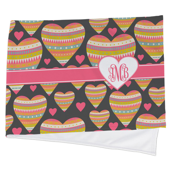 Custom Hearts Cooling Towel (Personalized)