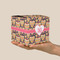 Hearts Cube Favor Gift Box - On Hand - Scale View