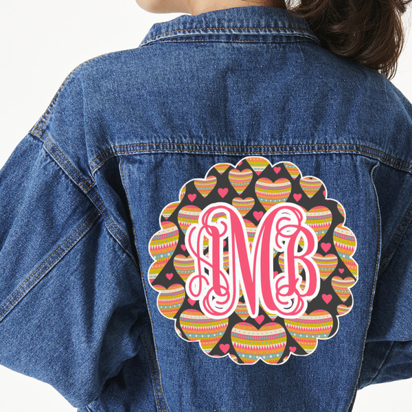 Custom Hearts Twill Iron On Patch - Custom Shape - 3XL (Personalized)