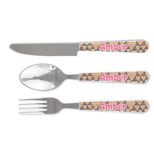 Custom Hearts Cutlery Set (Personalized)