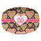 Hearts Plastic Platter - Microwave & Oven Safe Composite Polymer (Personalized)