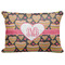 Hearts Decorative Baby Pillowcase - 16"x12" w/ Monogram