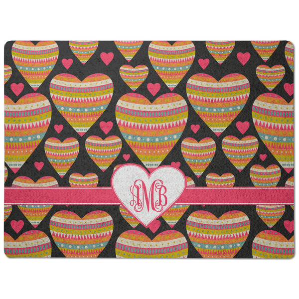 Hearts Dog Food Mat - Medium without bowls