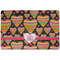 Hearts Dog Food Mat w/ Monogram