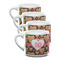 Hearts Double Shot Espresso Mugs - Set of 4 Front