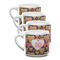 Hearts Double Shot Espresso Cups - Set of 4 (Personalized)