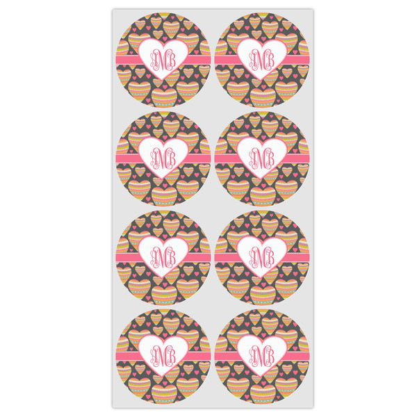 Hearts Drink Topper - Medium - Set of 12