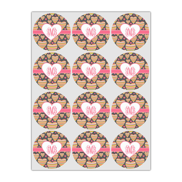 Hearts Drink Topper - Small - Set of 12