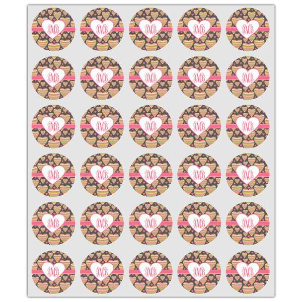 Hearts Drink Topper - XSmall - Set of 30