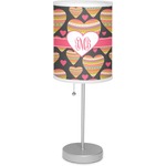 Hearts 7" Drum Lamp with Shade (Personalized)