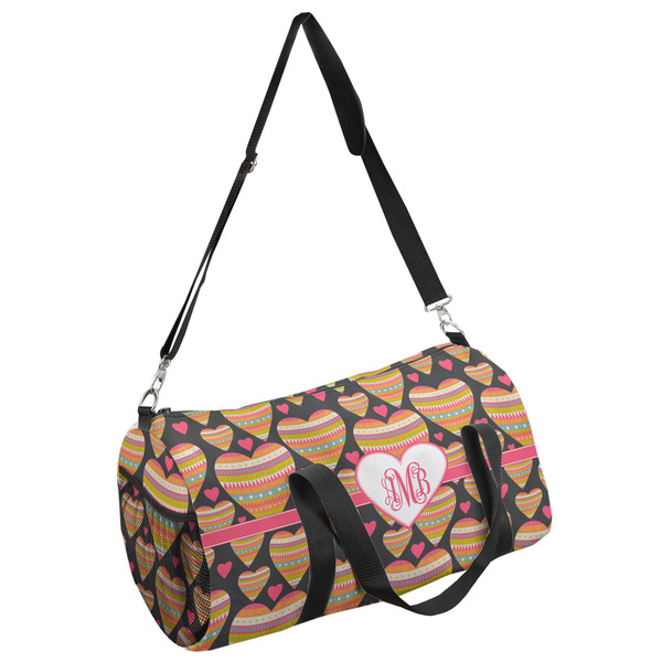 Custom Hearts Duffel Bag - Small (Personalized)