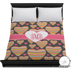 Hearts Duvet Cover - Full / Queen (Personalized)