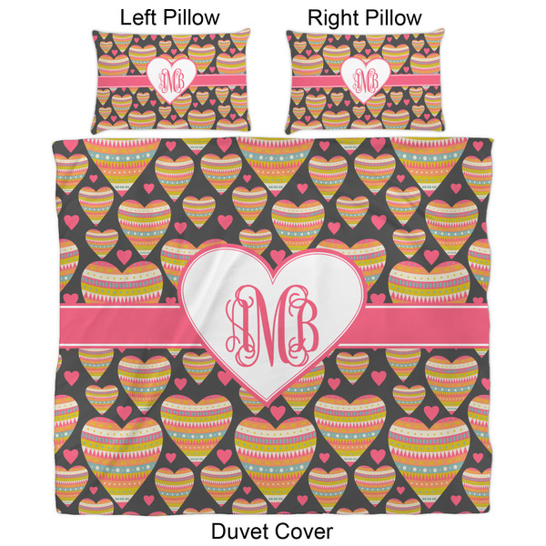 Hearts Duvet Cover Set - King - Approval