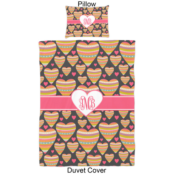 Hearts Duvet Cover Set - Twin - Approval