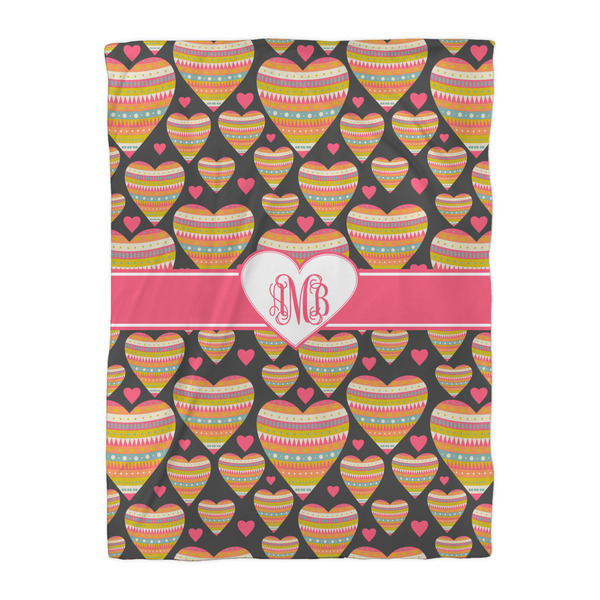 Hearts Duvet Cover - Twin XL - Front