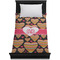 Hearts Duvet Cover - Twin XL - On Bed - No Prop