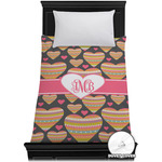 Hearts Duvet Cover - Twin (Personalized)