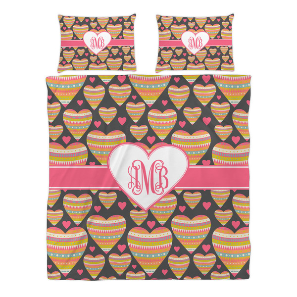 Hearts Duvet cover Set - Queen - Alt Approval